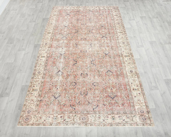 Multicolor Turkish Oushak Rug 5' x 12' 4" Hand-Knotted | No. VR42159
