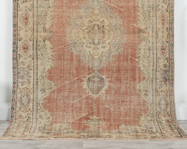 Multicolor Turkish Oushak Rug 4' 10" x 8' Hand-Knotted | No. VR42209