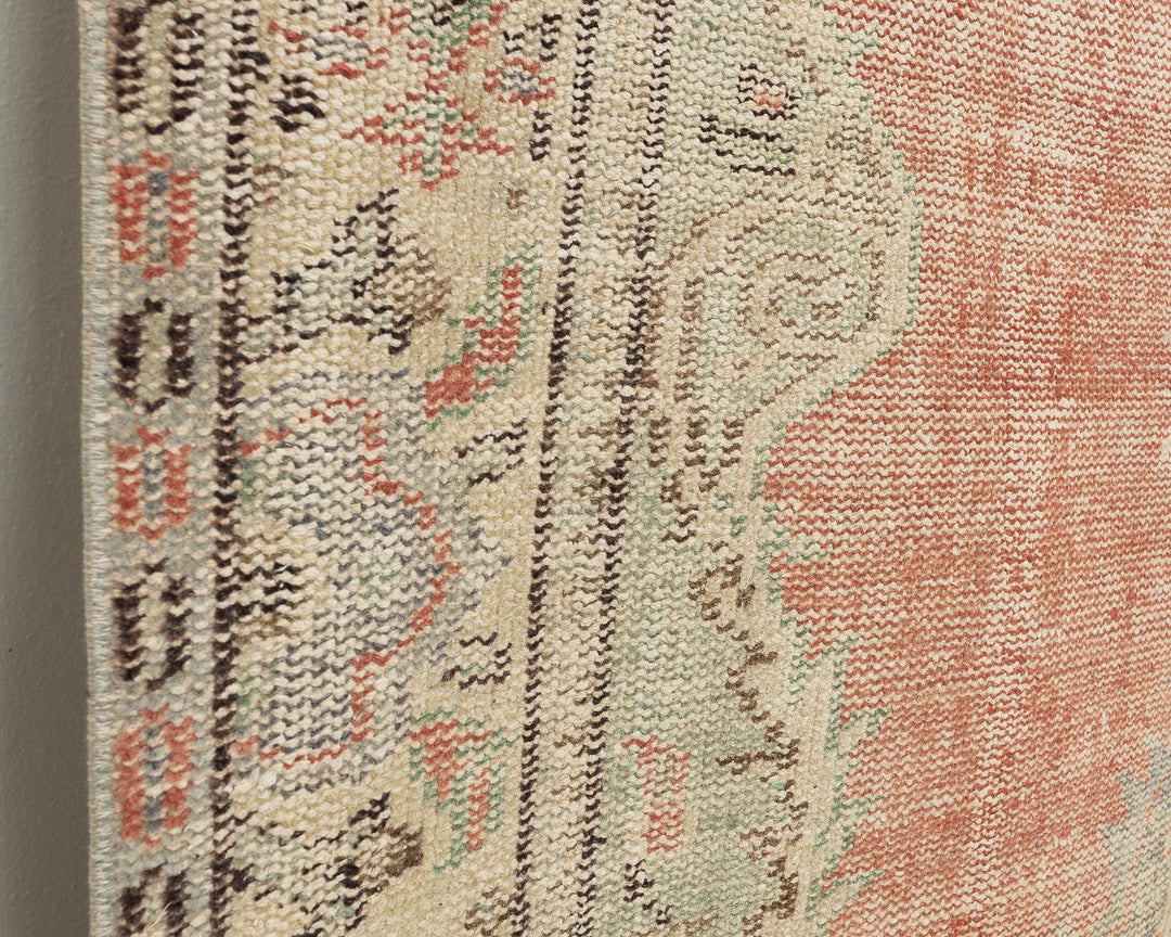 Multicolor Turkish Oushak Rug 4' 10" x 8' Hand-Knotted | No. VR42209