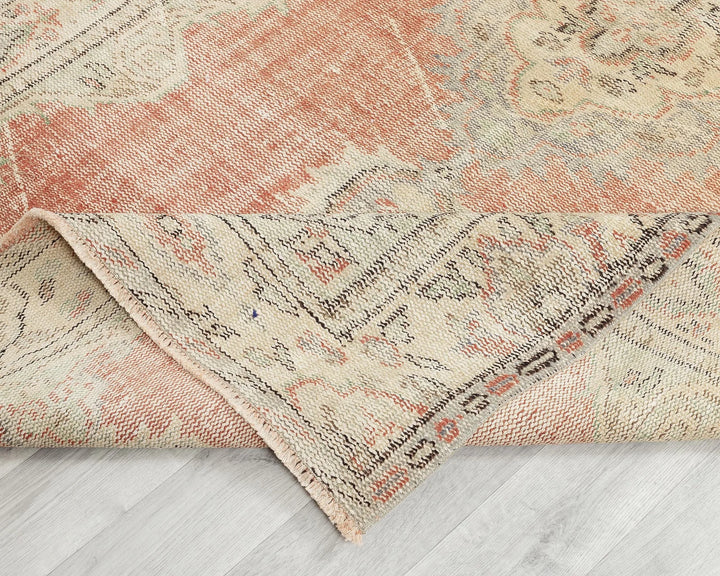 Multicolor Turkish Oushak Rug 4' 10" x 8' Hand-Knotted | No. VR42209
