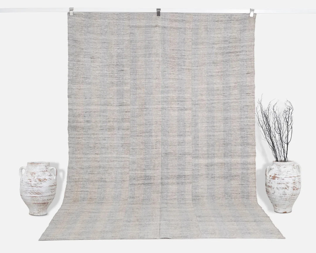 Multicolor Turkish Kilim Rug 6' 2" x 9' 8" Flat-Weave | No. VR42340