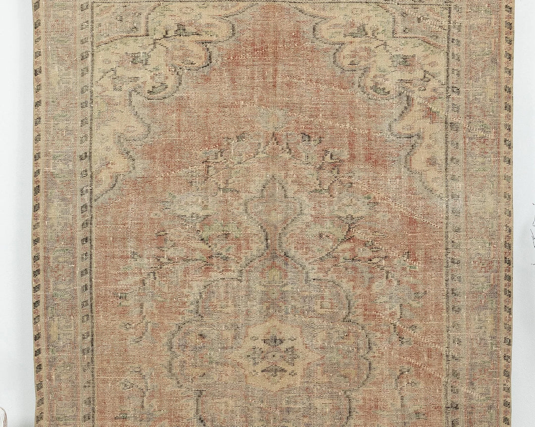Multicolor Turkish Oushak Rug 5' 8" x 9' 6" Hand-Knotted | No. VR42392