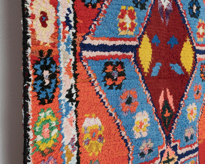 Multicolor Turkish Oushak Rug 3' x 10' Hand-Knotted | No. VR42410