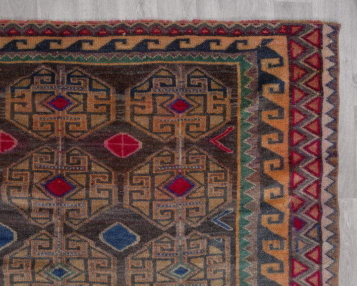Pink Turkish Oushak Rug 5' 11" x 8' Hand-Knotted | No. VR42442