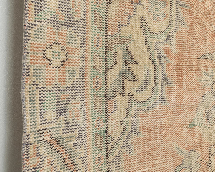 Multicolor Turkish Oushak Rug 5' 11" x 9' 5" Hand-Knotted | No. VR42560