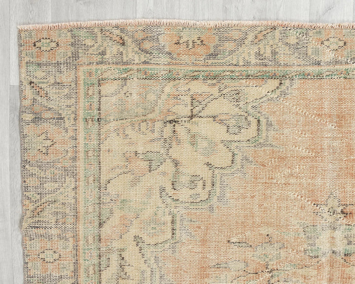 Multicolor Turkish Oushak Rug 5' 11" x 9' 5" Hand-Knotted | No. VR42560