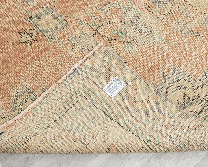 Multicolor Turkish Oushak Rug 5' 11" x 9' 5" Hand-Knotted | No. VR42560