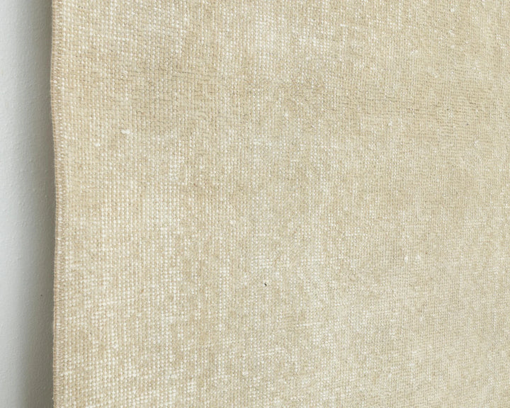 Beige Turkish Oushak Rug 6' 10" x 3' 9" Hand-Knotted | No. VR42566