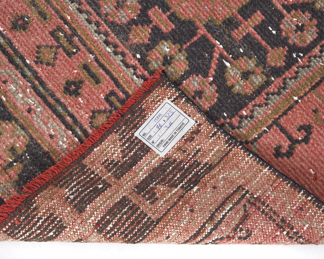 Multicolor Turkish Oushak Rug 3' 1" x 10' 8" Hand-Knotted | No. VR42624
