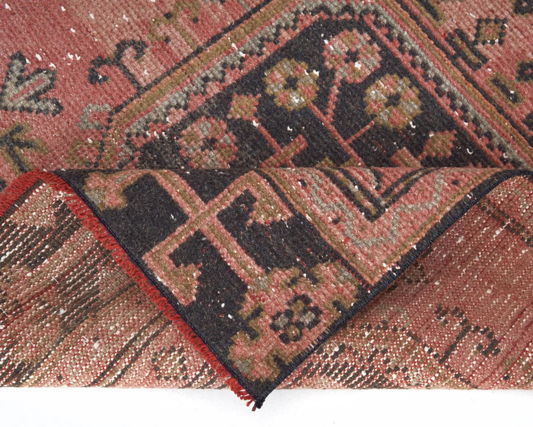 Multicolor Turkish Oushak Rug 3' 1" x 10' 8" Hand-Knotted | No. VR42624