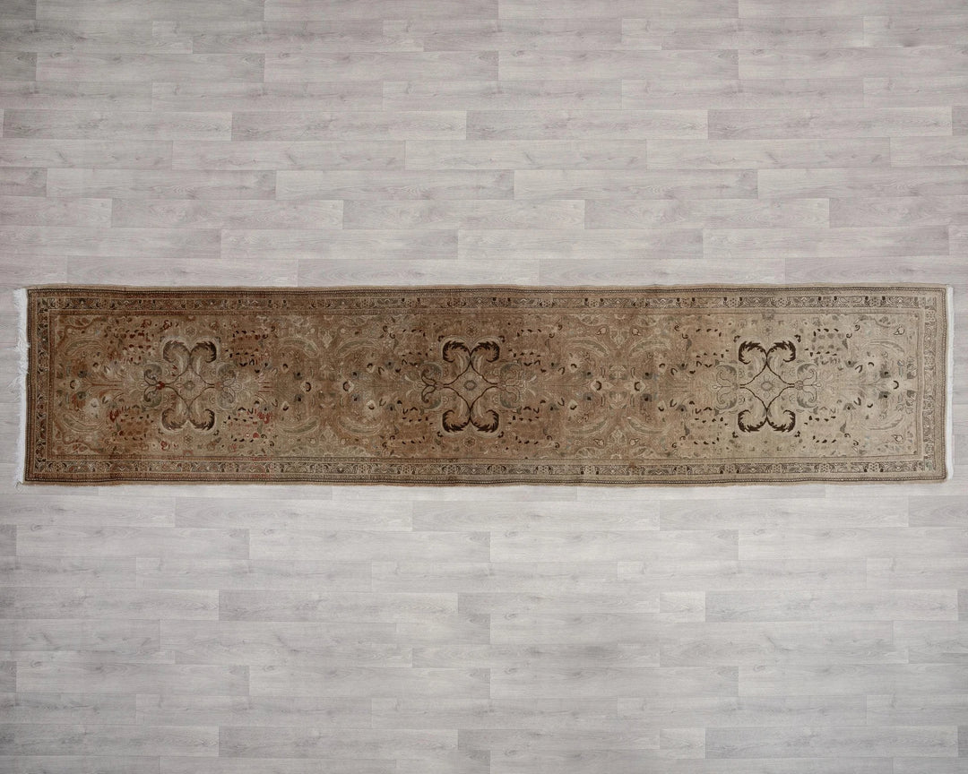 Rust Turkish Oushak Rug 2'10" x 12'6" Hand-Knotted | No. VR42685