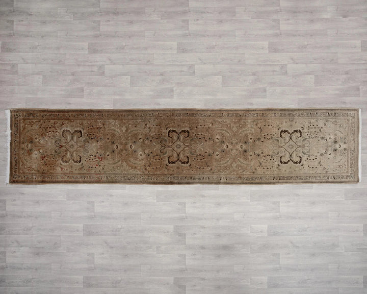 Rust Turkish Oushak Rug 2'10" x 12'6" Hand-Knotted | No. VR42685