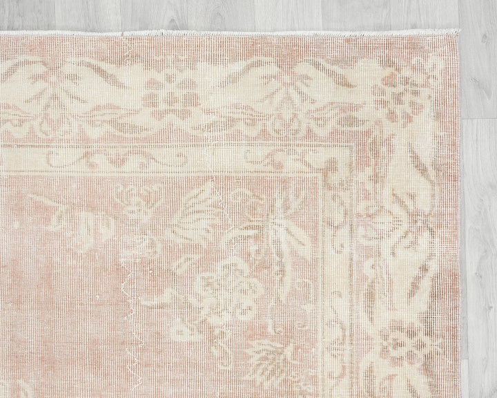 Multicolor Turkish Oushak Rug 6'7" x 9'4" Hand-Knotted | No. VR42833