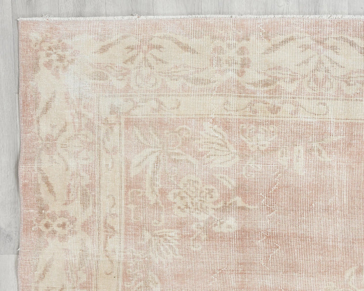 Multicolor Turkish Oushak Rug 6'7" x 9'4" Hand-Knotted | No. VR42833