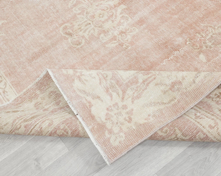 Multicolor Turkish Oushak Rug 6'7" x 9'4" Hand-Knotted | No. VR42833