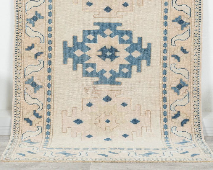 Multicolor Turkish Oushak Rug 4' 1" x 6' 6" Hand-Knotted | No. VR42851