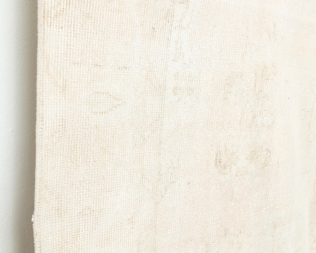 Beige Turkish Oushak Rug 9' 9" x 5' 9" Hand-Knotted | No. VR42867