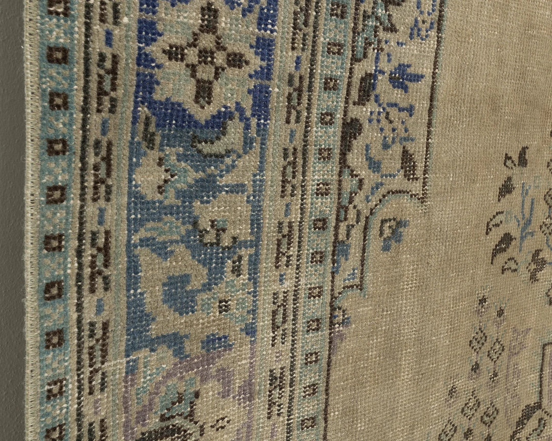 Multicolor Turkish Oushak Rug 7'2" x 9'7" Hand-Knotted | No. VR42958