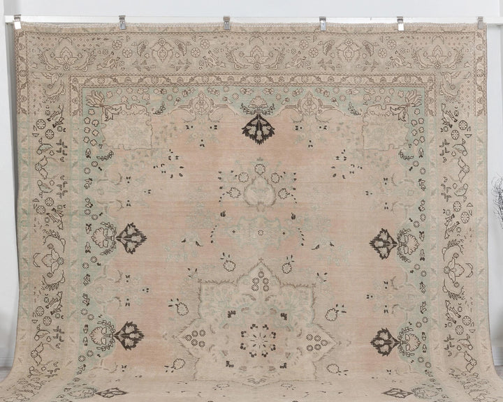 Multicolor Turkish Oushak Rug 9' 10" x 12' 4" Hand-Knotted | No. VR43128