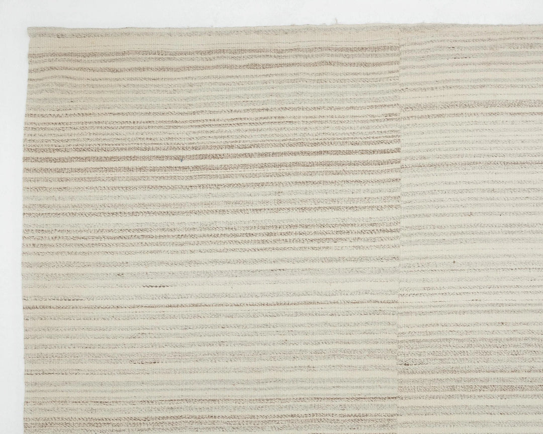 Beige Turkish Kilim Rug 9' 11" x 13' 6" Flat-Weave | No. VR43188