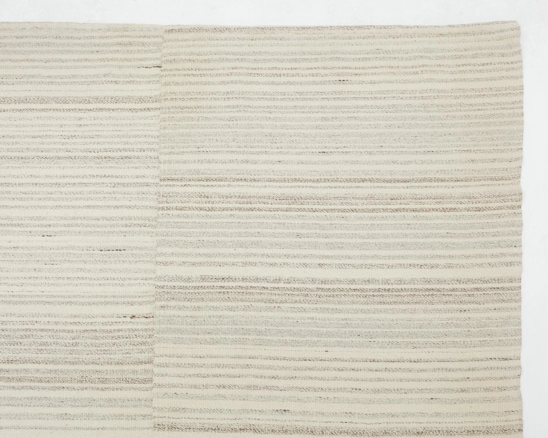 Beige Turkish Kilim Rug 9' 11" x 13' 6" Flat-Weave | No. VR43188