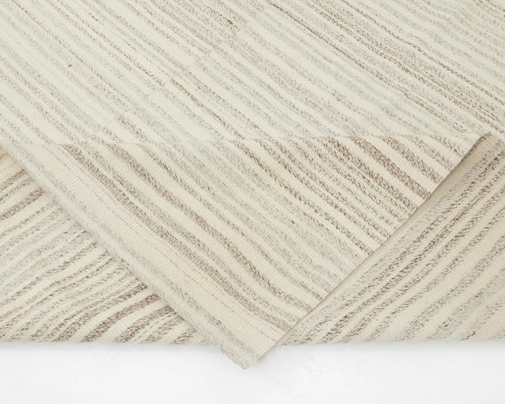 Beige Turkish Kilim Rug 9' 11" x 13' 6" Flat-Weave | No. VR43188