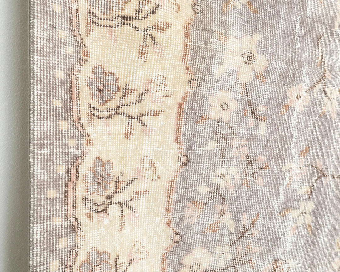 Multicolor Turkish Oushak Rug 8' 2" x 5' 7" Hand-Knotted | No. VR43319