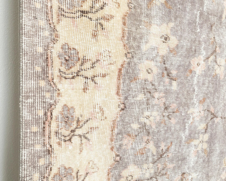 Multicolor Turkish Oushak Rug 8' 2" x 5' 7" Hand-Knotted | No. VR43319