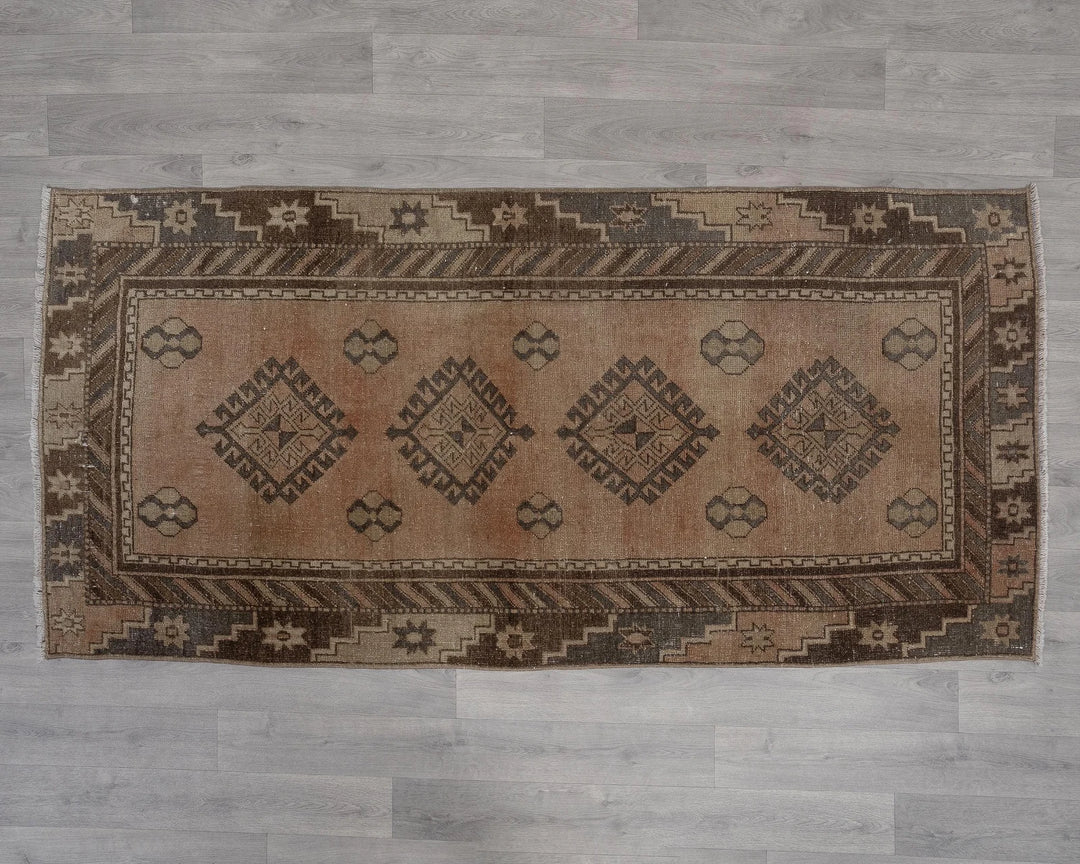 Beige Runner Rug 3' 1" x 6' 7" | No. VR43345