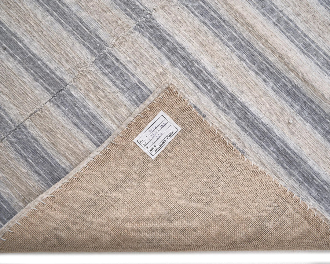 Multicolor Turkish Kilim Rug 5'6" x 8'8" Flat-Weave view 9