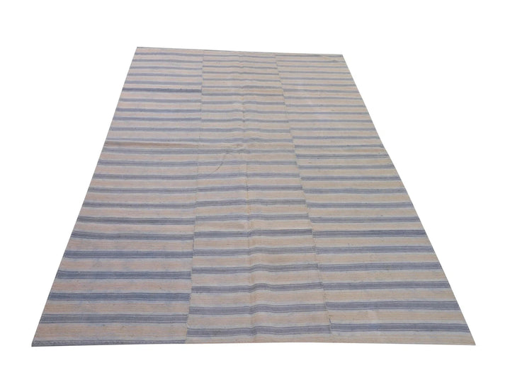 Multicolor Turkish Kilim Rug 5'6" x 8'8" Flat-Weave | No. VR43349