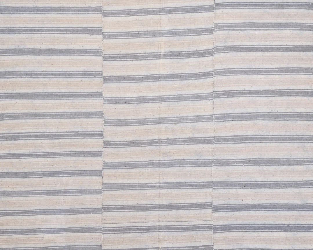 Multicolor Turkish Kilim Rug 5'6" x 8'8" Flat-Weave detail