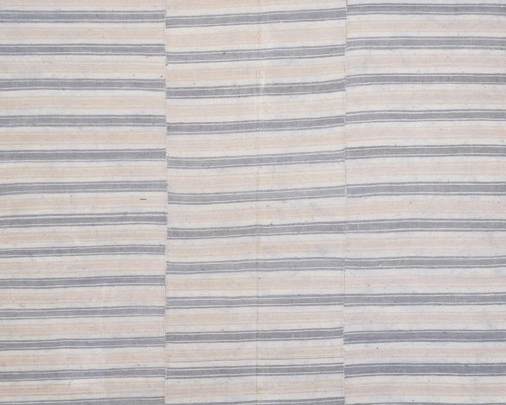 Multicolor Turkish Kilim Rug 5'6" x 8'8" Flat-Weave detail