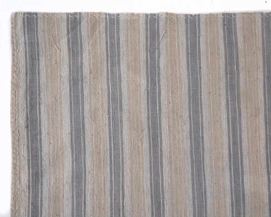 Multicolor Turkish Kilim Rug 5'6" x 8'8" Flat-Weave field