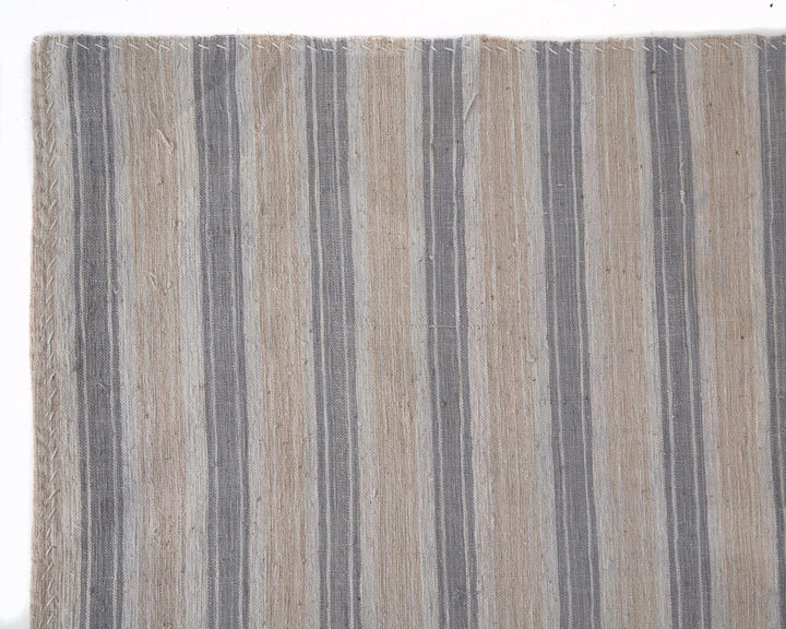 Multicolor Turkish Kilim Rug 5'6" x 8'8" Flat-Weave field
