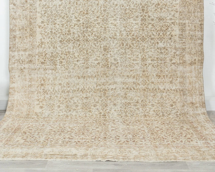 Multicolor Turkish Oushak Rug 7' x 10' 2" Hand-Knotted | No. VR43471