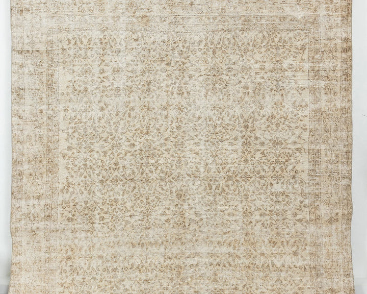 Multicolor Turkish Oushak Rug 7' x 10' 2" Hand-Knotted | No. VR43471