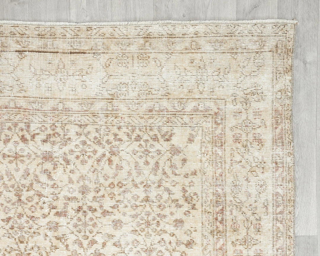 Multicolor Turkish Oushak Rug 7' x 10' 2" Hand-Knotted | No. VR43471