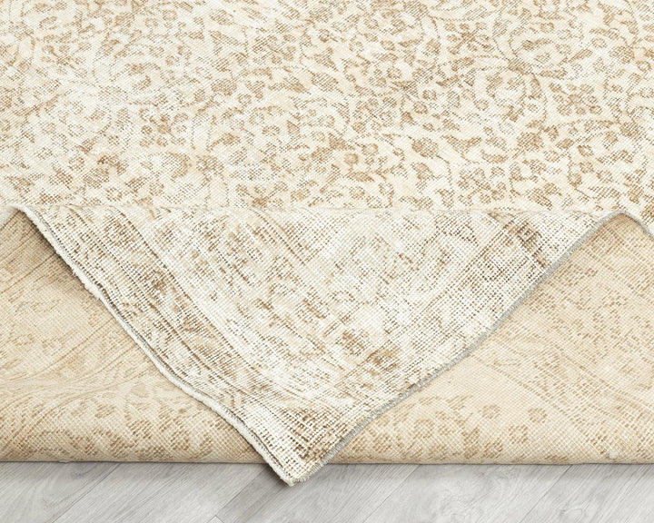Multicolor Turkish Oushak Rug 7' x 10' 2" Hand-Knotted | No. VR43471