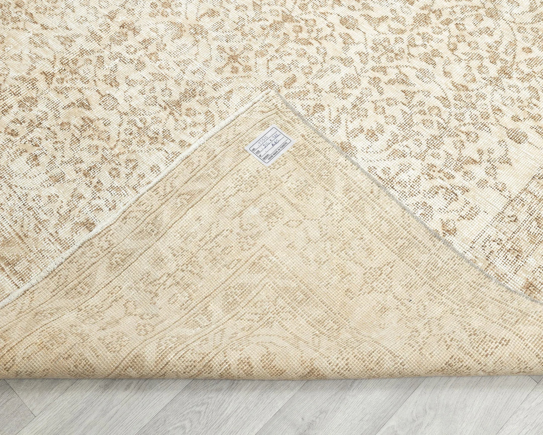 Multicolor Turkish Oushak Rug 7' x 10' 2" Hand-Knotted | No. VR43471