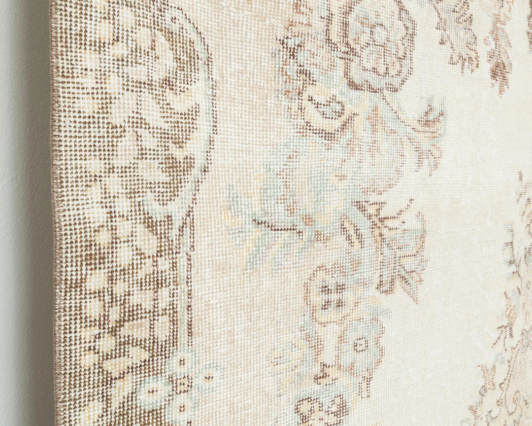 Multicolor Turkish Oushak Rug 10' 2" x 6' 3" Hand-Knotted | No. VR43587