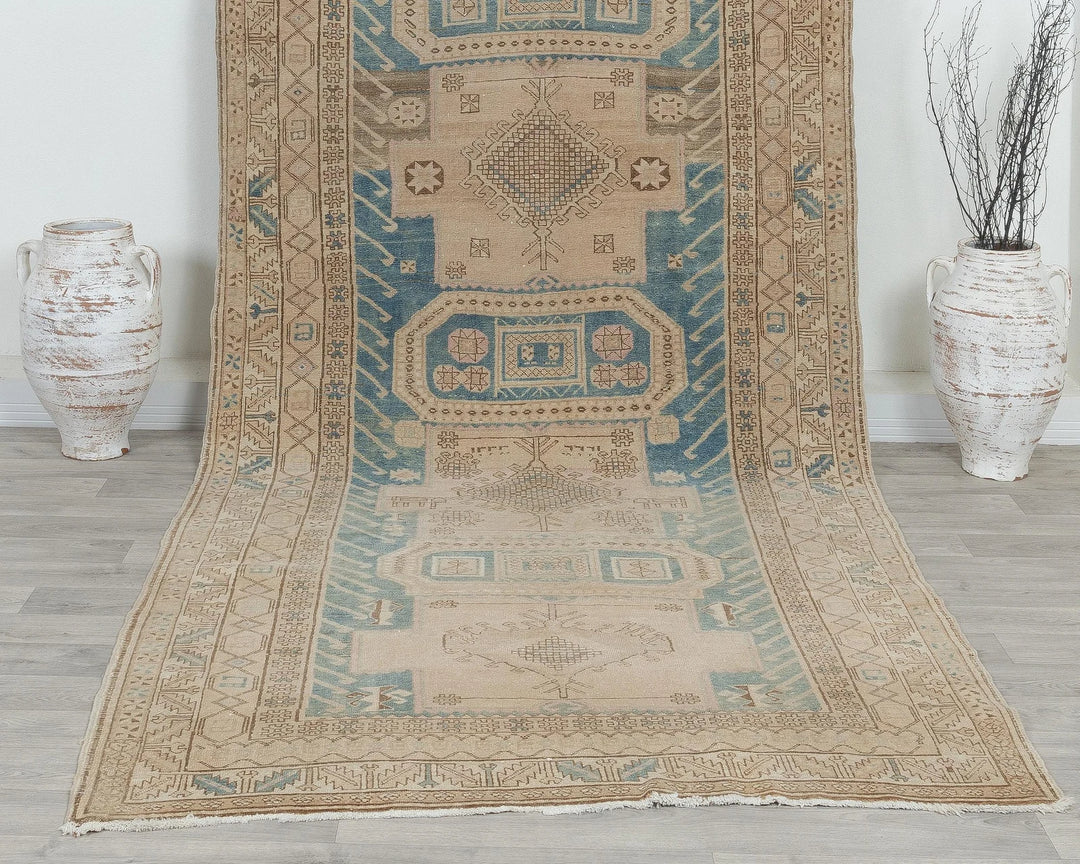 Blue Runner Rug 4' 11" x 11' 11" | No. VR43601