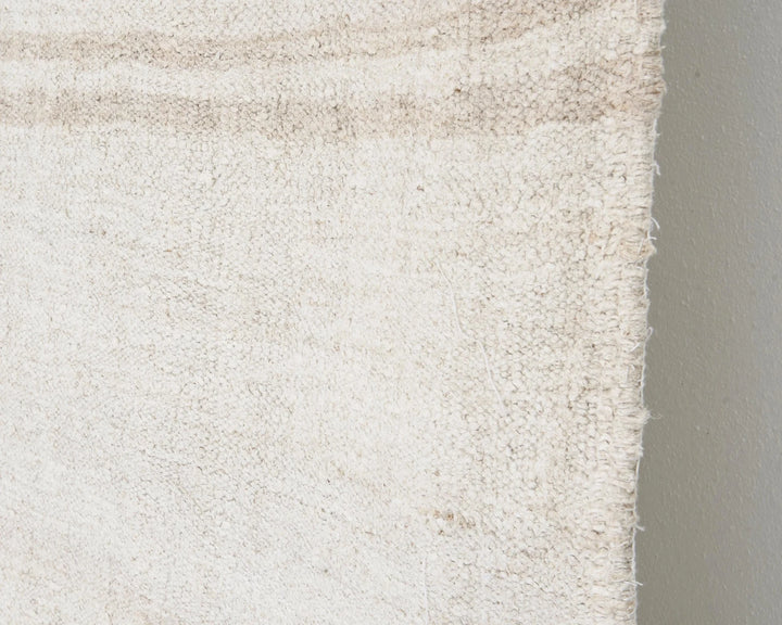 White Turkish Kilim Rug 8' 2" x 5' 3" Flat-Weave | No. VR43669