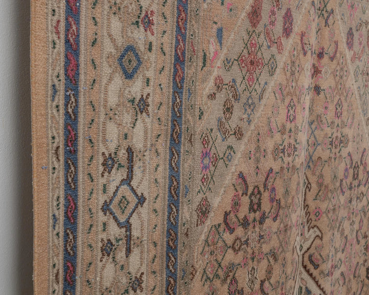 Multicolor Turkish Oushak Rug 6'7" x 9'6" Hand-Knotted | No. VR43731
