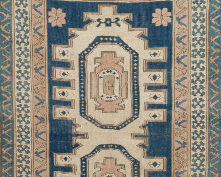 Pink Turkish Oushak Rug 5' 2" x 8' 1" Hand-Knotted | No. VR43898
