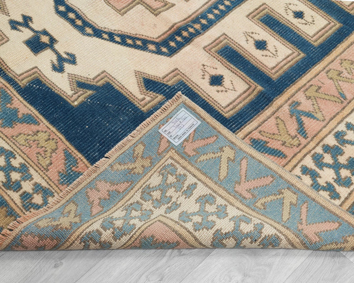 Pink Turkish Oushak Rug 5' 2" x 8' 1" Hand-Knotted | No. VR43898