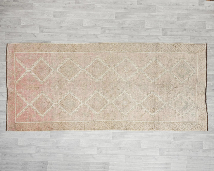 Multicolor Turkish Vintage Rug 4' 10" x 10' 6" Hand-Knotted | No. VR43929