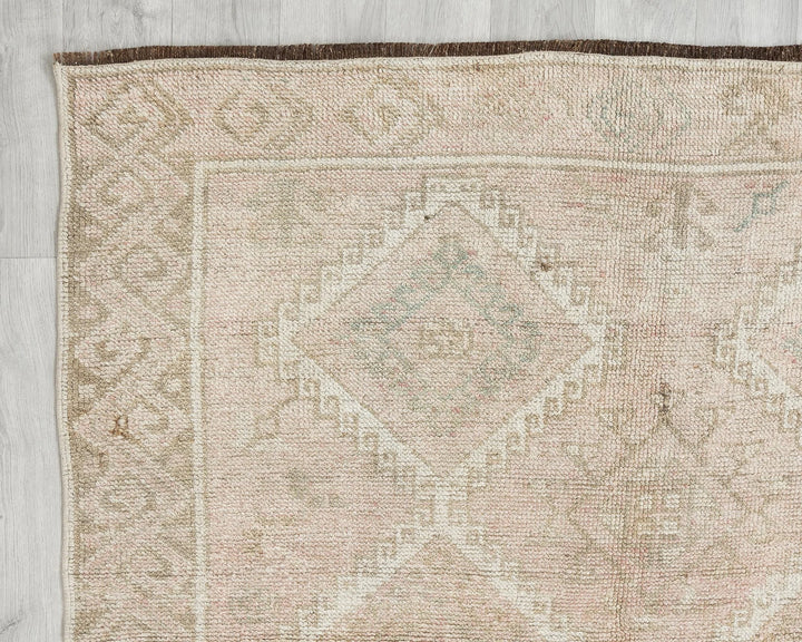 Multicolor Turkish Vintage Rug 4' 10" x 10' 6" Hand-Knotted | No. VR43929