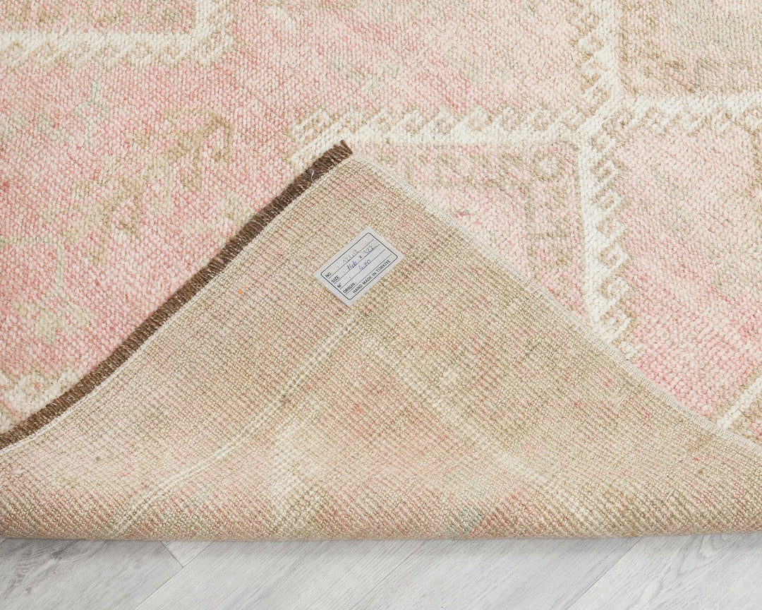 Multicolor Turkish Vintage Rug 4' 10" x 10' 6" Hand-Knotted | No. VR43929