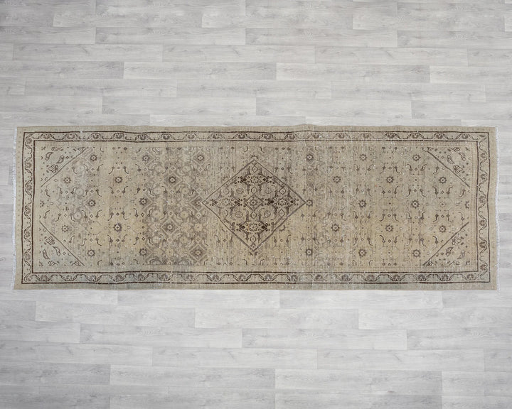 Multicolor Turkish Oushak Rug 3' 7" x 9' 10" Hand-Knotted | No. VR43930